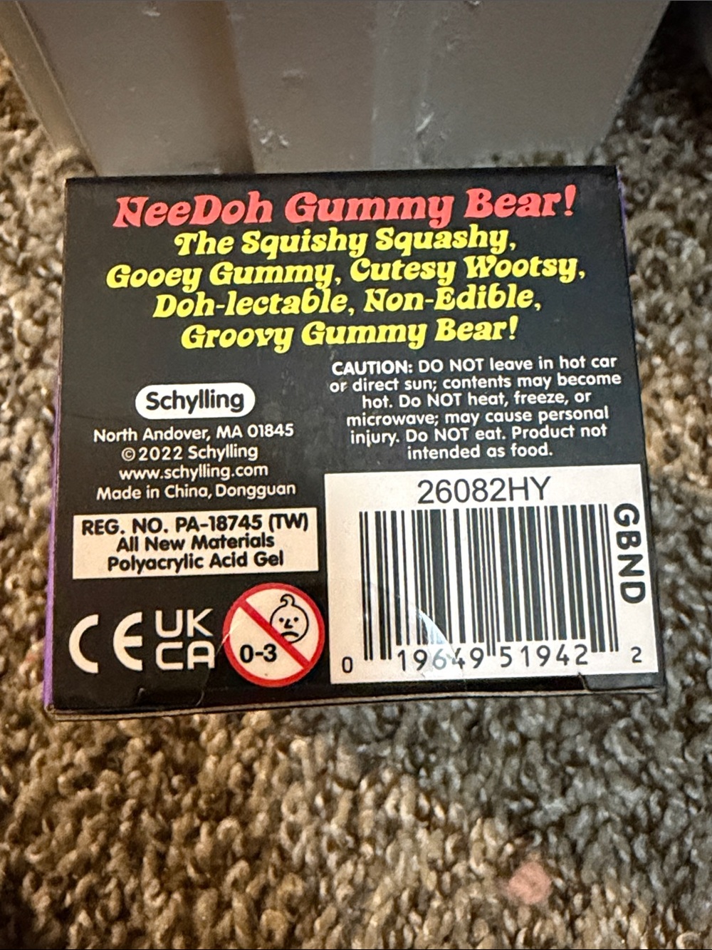 SALE‼️ Schylling NeeDoh Gummy Bear Pink - Picture 6 of 7